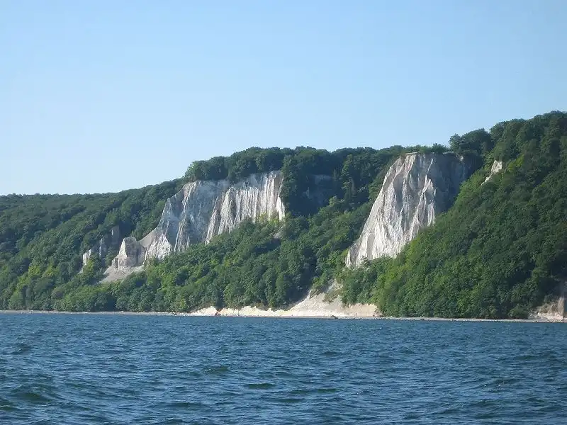 Kreidefelsen & Stubbenkammer vom Schiff aus