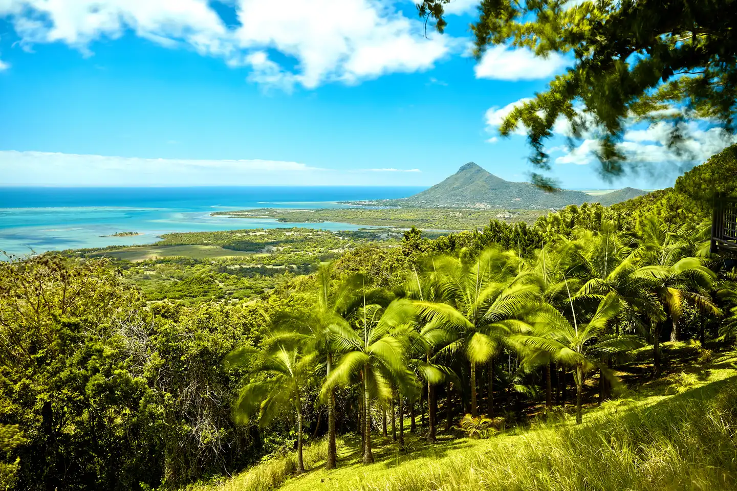 Atemraubender Ausblick auf Mauritius