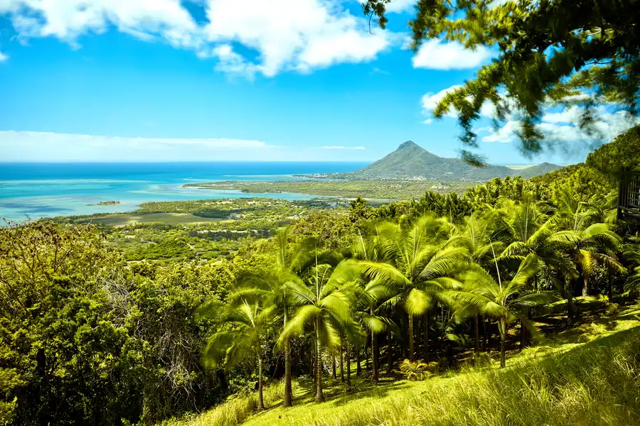 Atemraubender Ausblick auf Mauritius