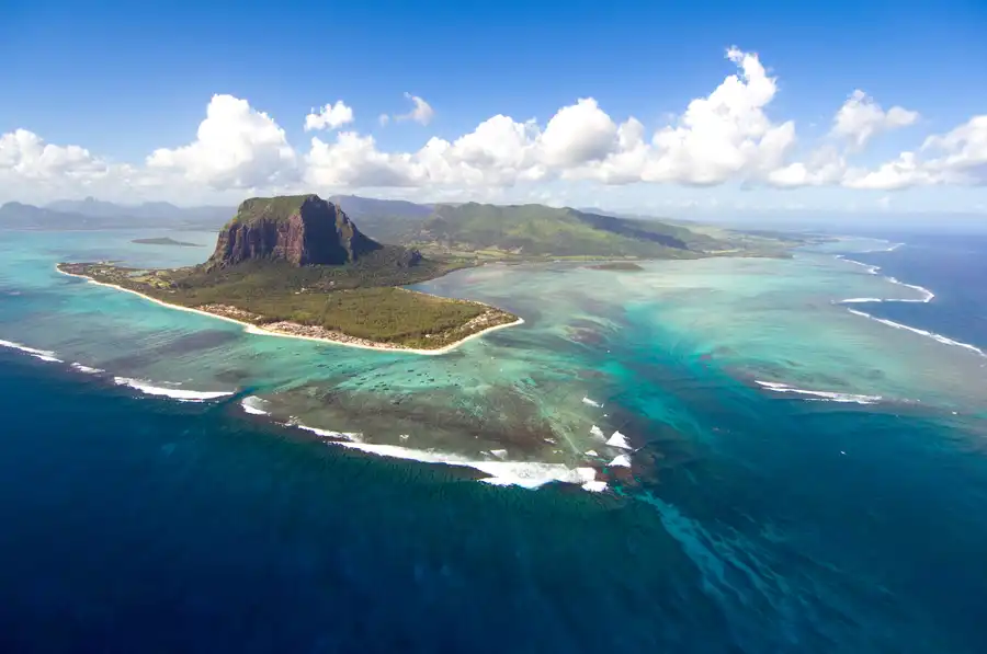 Atemraubender Ausblick auf Mauritius