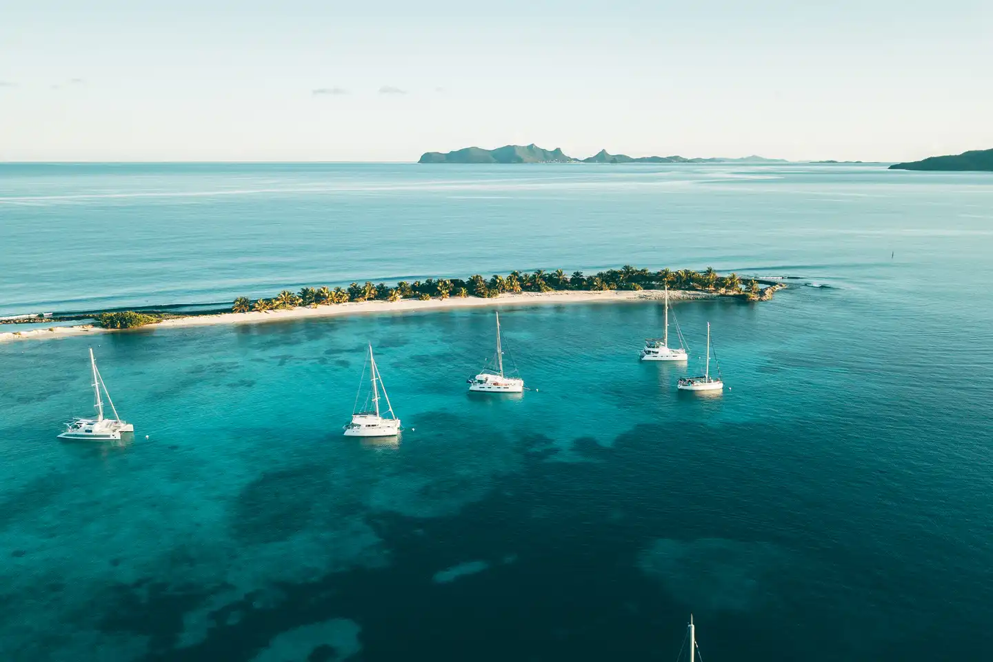 Segeltörn vorbei an Sandy Island