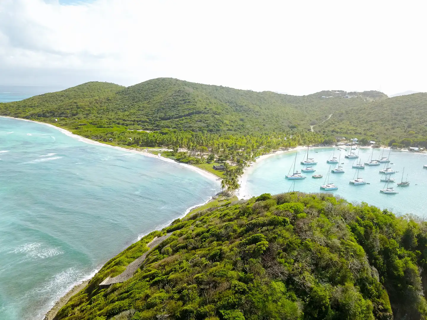 Kitespot und Ankerbucht direkt beieinander