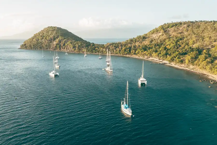Ankerbucht bei Guadeloupe