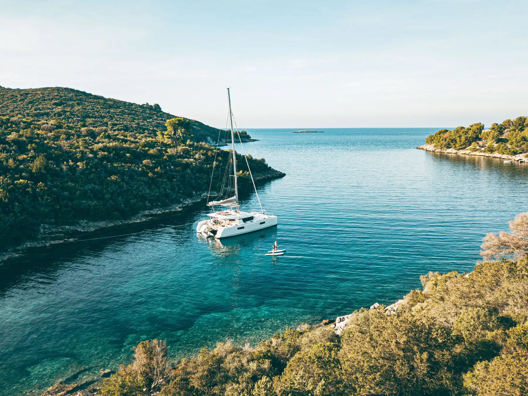 Mit dem Katamaran die kroatische Küste entdecken
