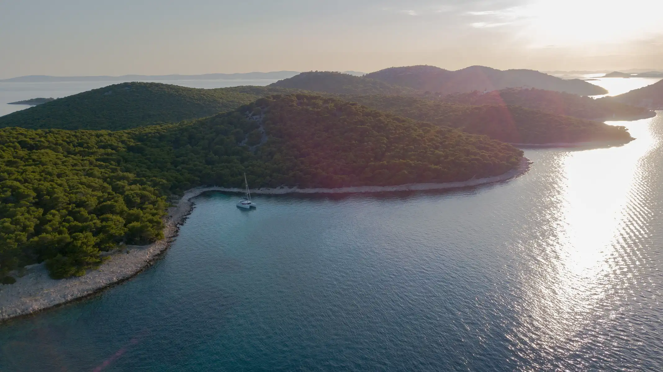 Sonnenuntergang in Kroatien