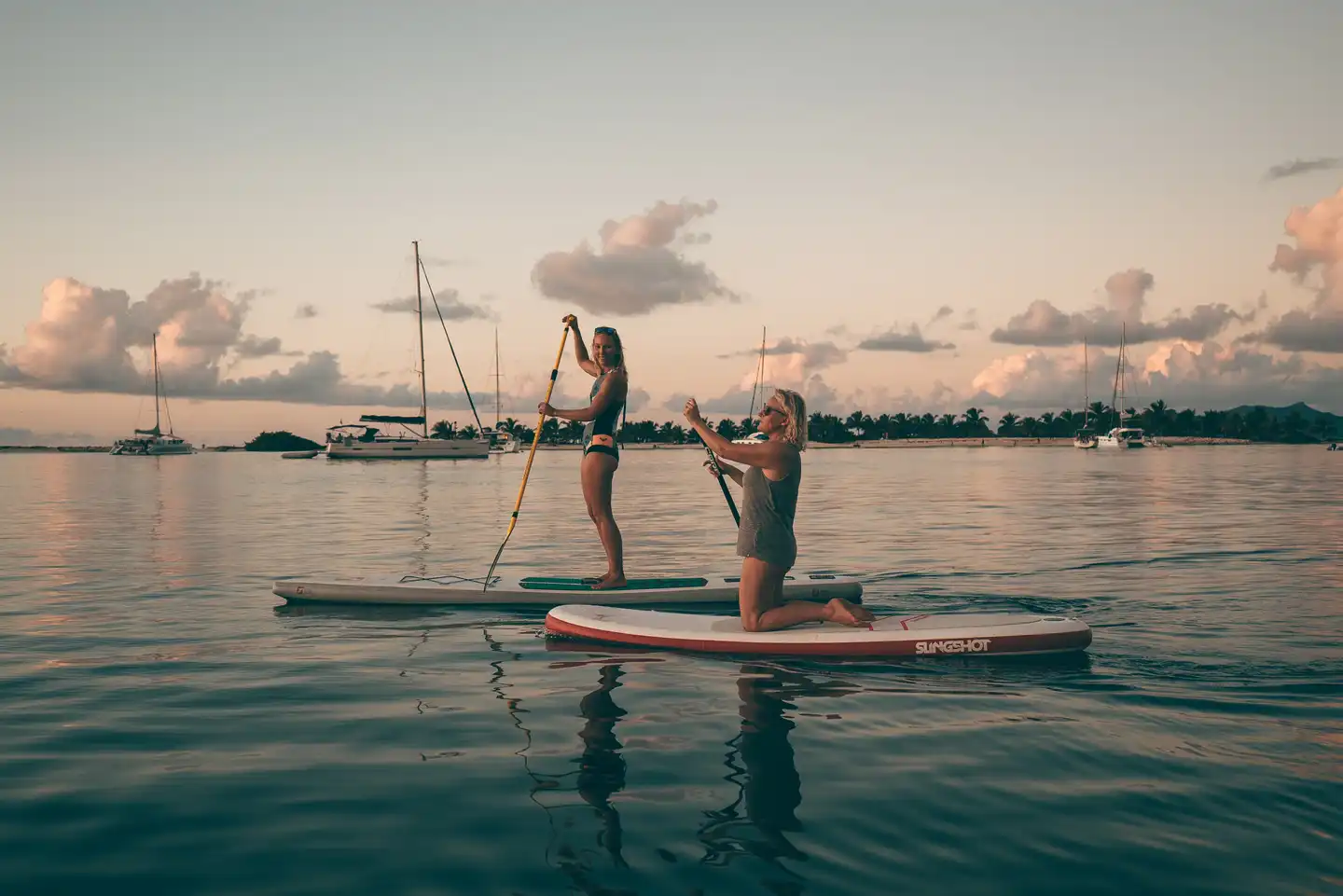 StandUp-Paddeln in der Ankerbucht