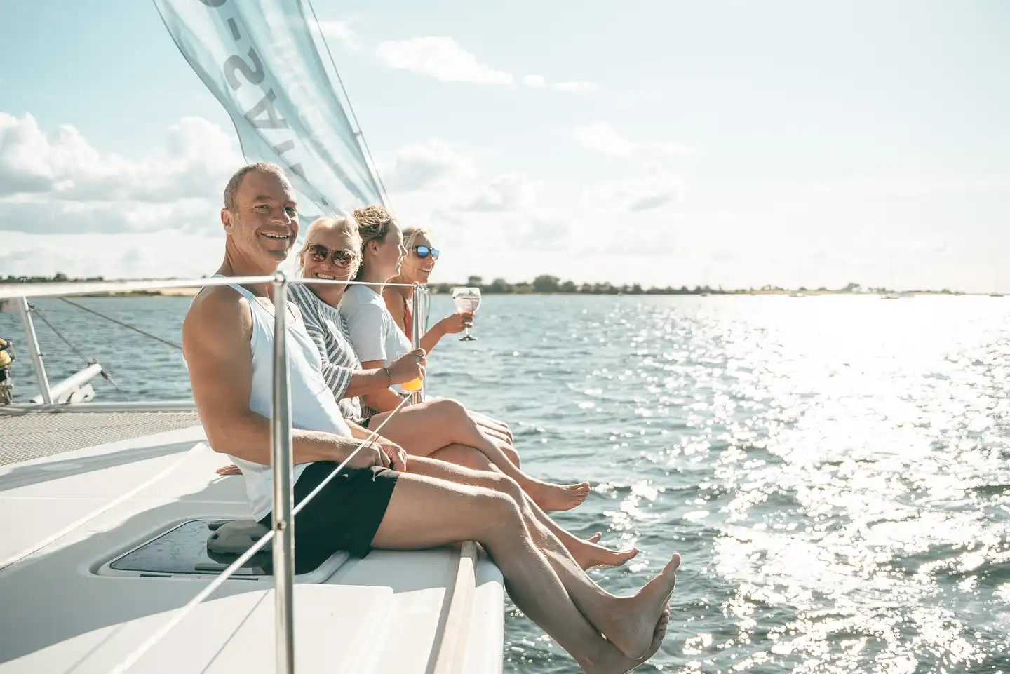 Mit Freunden auf der Ostsee Segeln