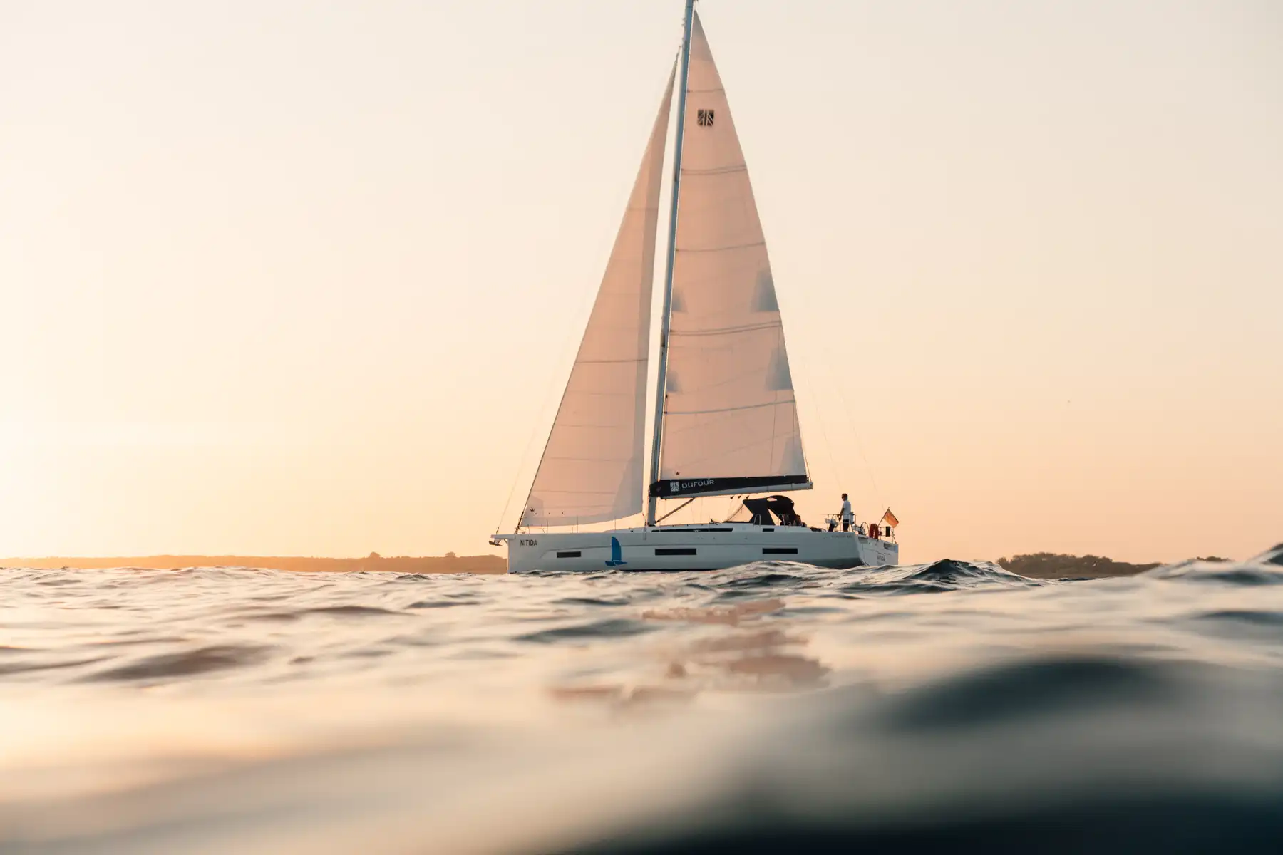 Schöner Abschluss eines Tagestörn auf der Ostsee