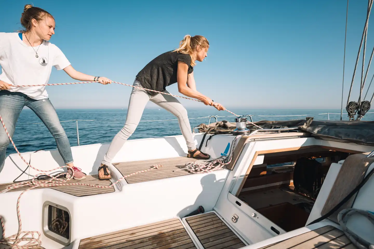 Aktives Mitsegeln auf der Ostsee