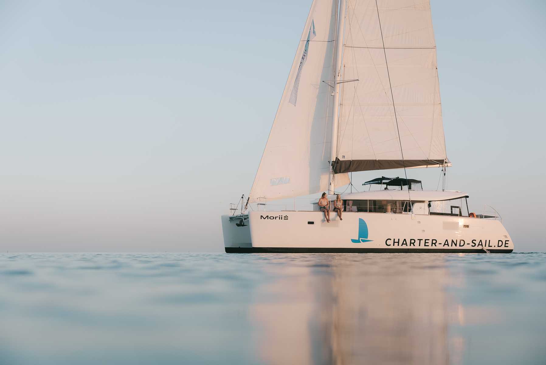 Entspannung beim Katamarantörn