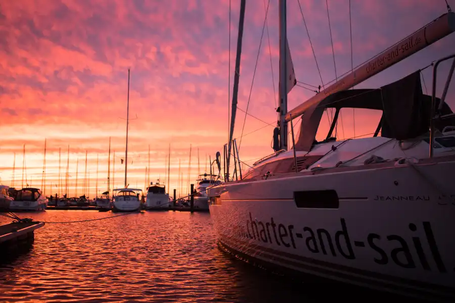 Ein schöner Abschluss eines Tagestörns auf der Ostsee
