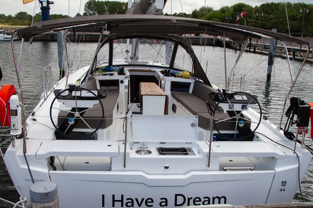 Dufour 44 Heck