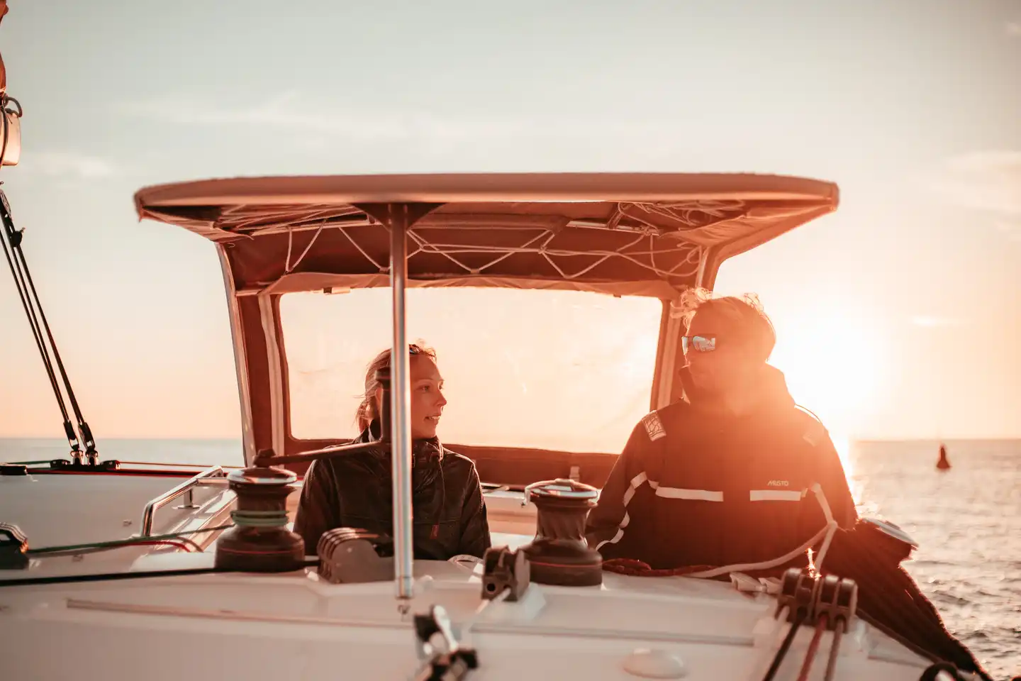 Traumhafter Sunsettörn zum Mitsegeln