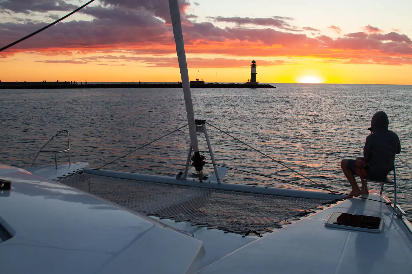 Entspannen und Genießen beim Sunsettörn