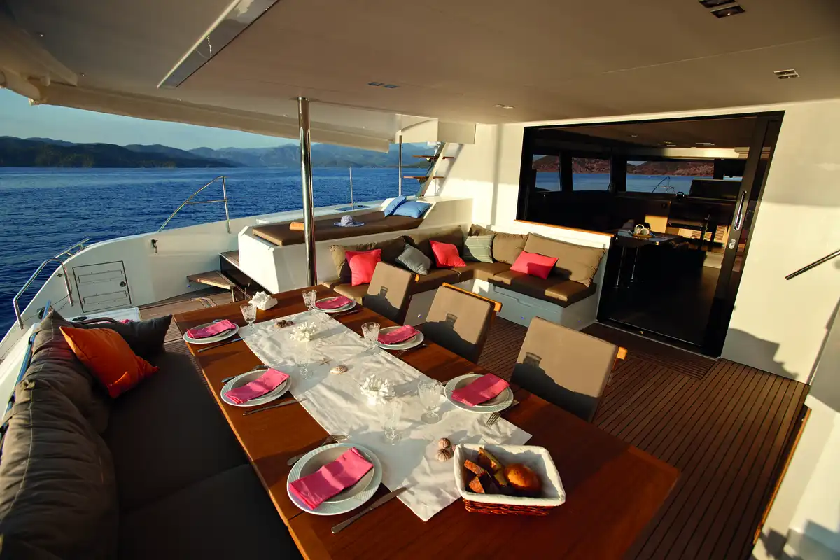 Der schöne Sitzbereich des Ipanema 58