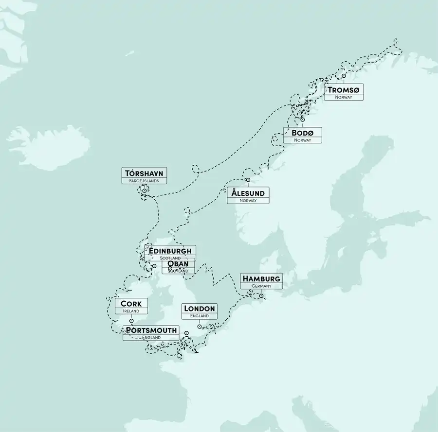 Seemeilen sammeln in nordischen Gefilden