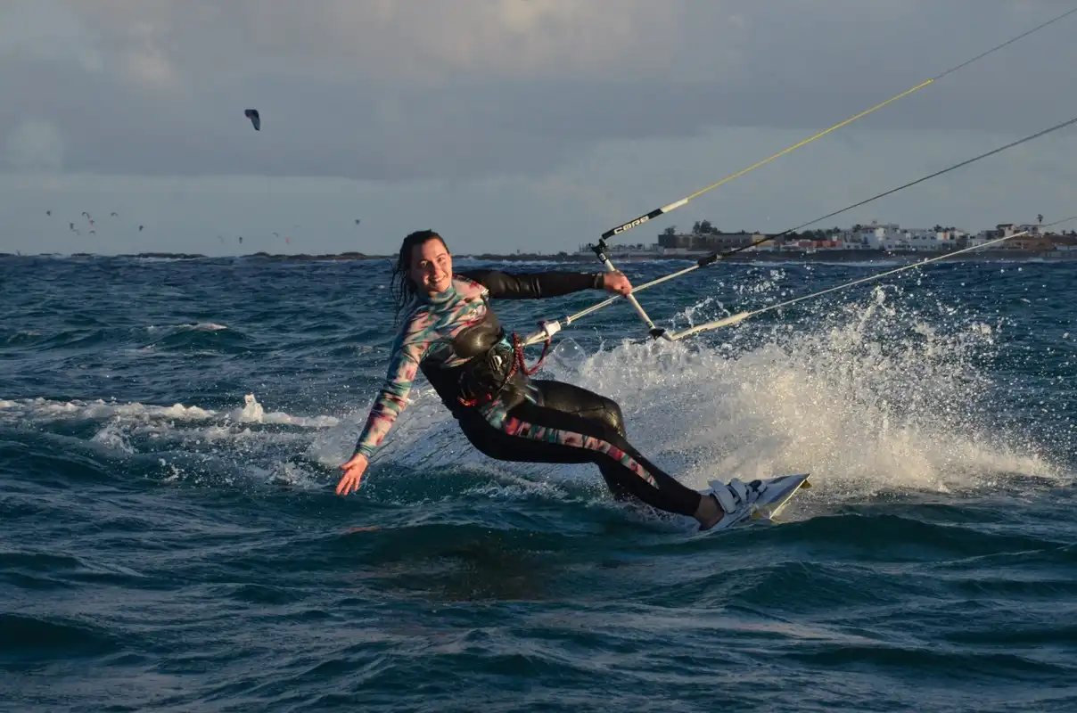 Die erste Kitesession