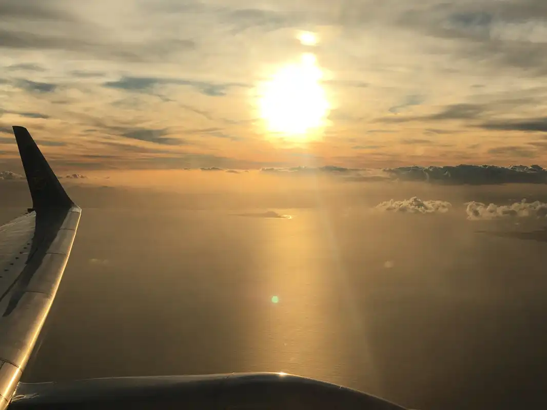 Leider ist es schon Zeit für den Rückflug